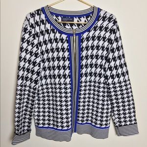 Jones New York Zipper Cardigan Size Large